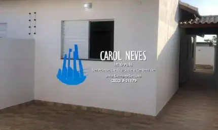 CASA NOVA 2 DORMITÓRIOS 1 SUÍTE LADO PRAIA FINANCIAMENTO BANCÁRIO ITANHAÉM