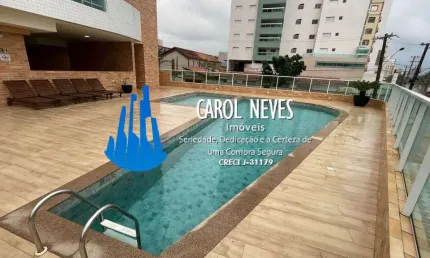 APARTAMENTO PÉ NA AREIA 2 DORMITÓRIOS SUÍTE FINANCIAMENTO BANCÁRIO MONGAGUÁ