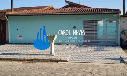 CASA 2 DORMITÓRIOS 1 SUÍTE LADO PISTA  ITAÓCA MONGAGUÁ