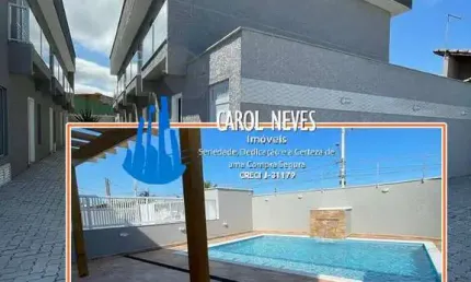CASA NOVA 2 SUITES CONDOMÍNIO LADO PRAIA FINANCIAMENTO BANCARIO ITANHAEM