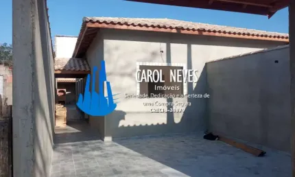 CASA NOVA 2 DORMITÓRIOS LADO PRAIA FINANCIAMENTO BANCÁRIO  ITANHAÉM
