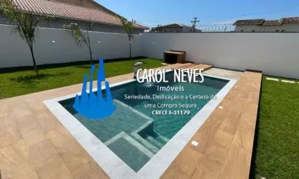CASA NOVA 3 DORMITÓRIOS 1 SUÍTE LADO PRAIA FINANCIAMENTO BANCÁRIO ITANHAÉM