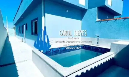 CASA NOVA 2 DORMITÓRIOS SUÍTE FINANCIAMENTO BANCÁRIO PLATAFORMA II MONGAGUÁ