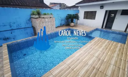 CASA 3 DORMITORIOS 1 SUITE LADO PRAIA FINANCIAMENTO BANCARIO MONGAGUA