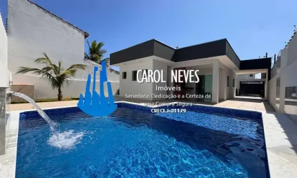 CASA 3 DORMITÓRIOS 1 SUÍTE LADO PRAIA FINANCIAMENTO BANCÁRIO ITANHAÉM