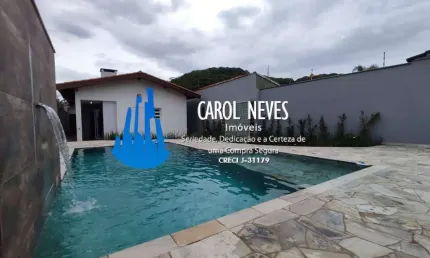 CASA 3 DORMITORIOS 1 SUITE PISCINA LADO PRAIA FINANCIAMENTO ITANHAEM