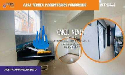 CASA TERREA 2 DORMITORIOS CONDOMINIO FINANCIAMENTO SAO VICENTE