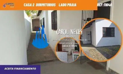 CASA 2 DORMITORIOS LADO PRAIA FINANCIAMENTO BANCARIO ITANHAEM