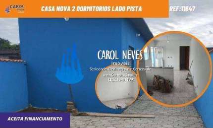 CASA NOVA 2 DORMITORIOS LADO PISTA CONTRATO DE COMPRA E VENDA ITANHAEM