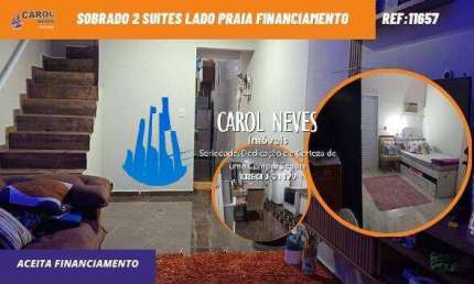 SOBRADO 2 SUITES LADO PRAIA FINANCIAMENTO BANCARIO PRAIA GRANDE