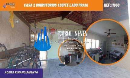 CASA 2 DORMITORIOS 1 SUITE LADO PRAIA FINANCIAMENTO BANCARIO PRAIA GRANDE
