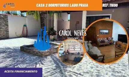 CASA 3 DORMITORIOS LADO PRAIA FINANCIAMENTO BANCARIO ITANHAEM