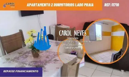Apartamento2 dormitorios repasse de financiamento itanhaem