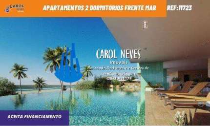 APARTAMENTOS 2 DORMITORIOS FRENTE MAR FINANCIAMENTO CENTRO MONGAGUA
