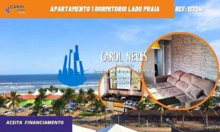 APARTAMENTO 1 DORMITORIO LADO PRAIA PLATAFORMA FINANCIAMENTO MONGAGUA