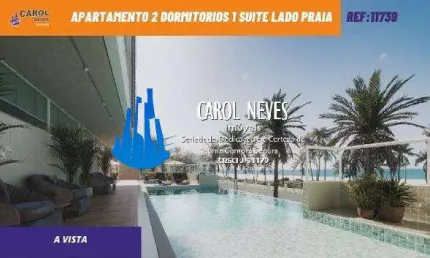 Apartamento 2 dormitorios 1 suite lado praia  financiamento itanhaem