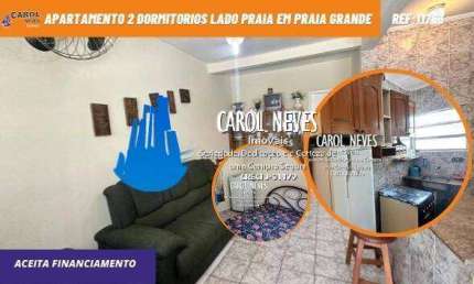 APARTAMENTO 2 DORMITORIOS LADO PRAIA FINANCIAMENTO BANCARIO PRAIA GRANDE