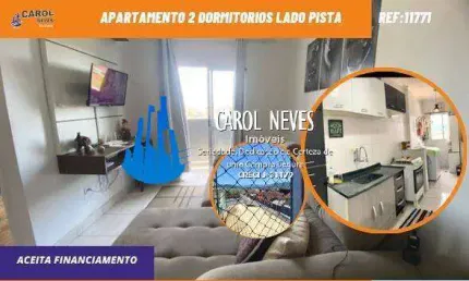 APARTAMENTO 2 DORMITORIOS LADO PISTA FINANCIAMENTO BANCARIO MONGAGUA