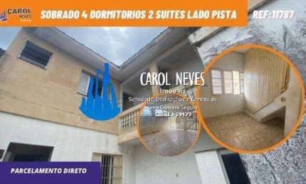 SOBRADO 4 DORMITORIOS 2 SUITES LADO PISTA PARCELAMENTO DIRETO ITANHAEM