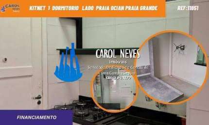 KITNET 1 DORMITORIO LADO  PRAIA FINANCIAMENTO BANCARIO PRAIA GRANDE