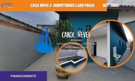 CASA 2 DORMITORIOS PISCINA FINANCIAMENTO BANCARIO LADO PRAIA ITANHAEM