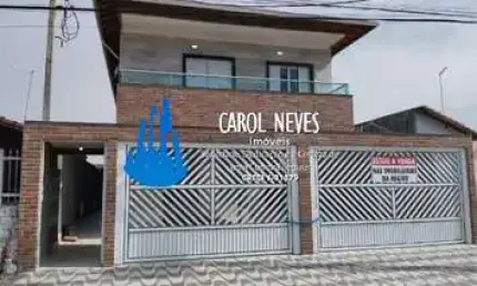 Sobrado novo 2 dormitorios lado praia financiamento praia grande