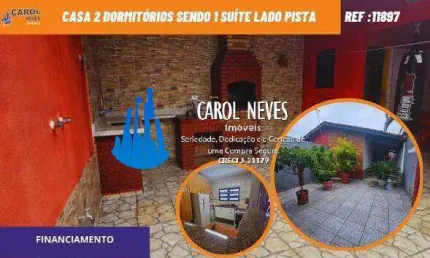 CASA 2 DORMITORIOS SUITE LADO PISTA FINANCIAMENTO MONGAGUA