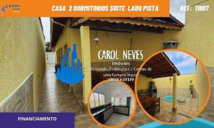 CASA NOVA 2 DORMITORIOS PISCINA LADO PISTA FINANCIAMENTO MONGAGUA