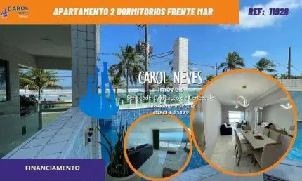 APARTAMENTO 2 DORMITORIOS FRENTE MAR FINANCIAMENTO BANCARIO MONGAGUA