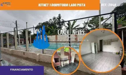 KITNET 1 DORMITORIO LADO PISTA FINANCIAMENTO BANCARIO ITANHAEM