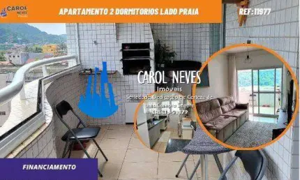 APARTAMENTO 2 DORMITORIOS LADO PRAIA FINANCIAMENTO MONGAGUA