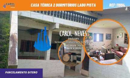 CASA TERREA 2 DORMITORIOS PARCELAMENTO DIRETO LADO PISTA MONGAGUA