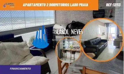 Apartamento 2 dormitorios suite lado praia financiamento mongagua