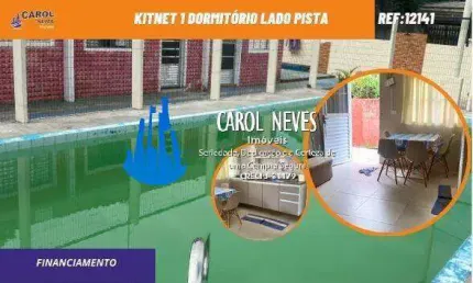 KITNET 1 DORMITORIO LADO PISTA FINANCIAMENTO ITANHAEM