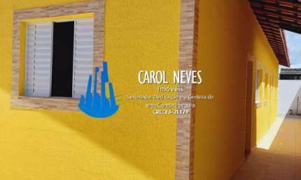 CASA TERREA 2 DORMITORIOS LADO PISTA FINANCIAMENTO BANCARIO ITANHAEM