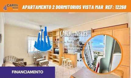 APARTAMENTO 2 DORMITORIOS VISTA MAR FINANCIAMENTO BANCARIO PRAIA GRANDE