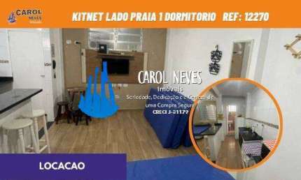 LOCACAO KITNET LADO PRAIA 1 DORMITORIO PRAIA GRANDE