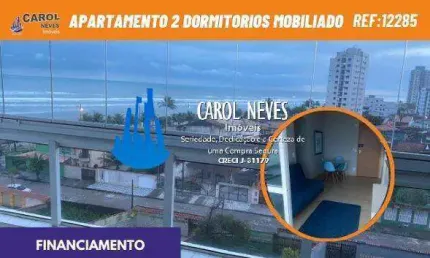 APARTAMENTO 2 DORMITORIOS MOBILIADO FINANCIAMENTO BANCARIO