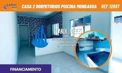 CASA 2 DORMITORIOS PISCINA FINANCIAMENTO BANCARIO PLATAFORMA II