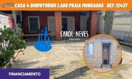 CASA 4 DORMITORIOS CHURRASQUEIRA LADO PRAIA FINANCIAMENTO MONGAGUA