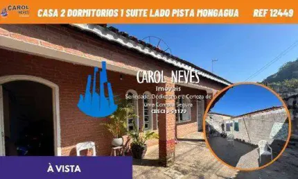 Casa 2 dormitorios 1 suite lado pista a vista mongagua