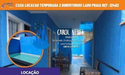 CASA LOCACAO TEMPORADA 2 DORMITORIOS PISCINA LADO PRAIA ITANHAEM