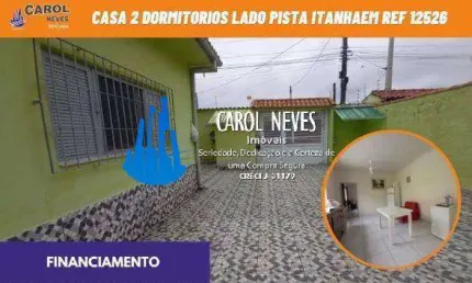 CASA  2 DORMITORIOS PISCINA LADO PRAIA FINANCIAMENTO ITANHAEM
