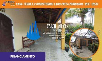 CASA TERREA 2 DORMITORIOS LADO PISTA FINANCIAMENTO BANCARIO MONGAGUA