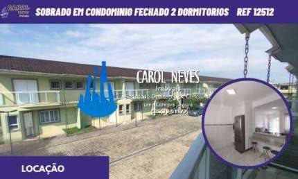 CASA CONDOMINIO FECHADO LOCACAO 2 DORMITORIOS LADO PISTA MONGAGUA