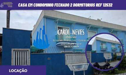 CASA CONDOMINIO FECHADO LOCAÇÃO 2 DORMITORIOS ESPAÇO GOURMET MONGAGUA