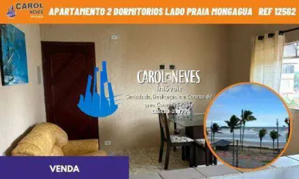 Apartamento 2 dormitorios lado praia a vista mongagua