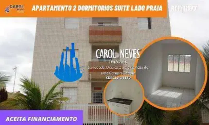 Apartamento 2 dormitorios suite lado praia financiamento bancario mongagua