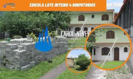 EDICULA LOTE INTEIRO 4 DORMITORIOS JARDIM PRAIA GRANDE MONGAGUA