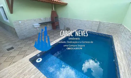 CASA  2 DORMITÓRIOS SUÍTE PISCINA FINANCIAMENTO BANCÁRIO MONGAGUÁ